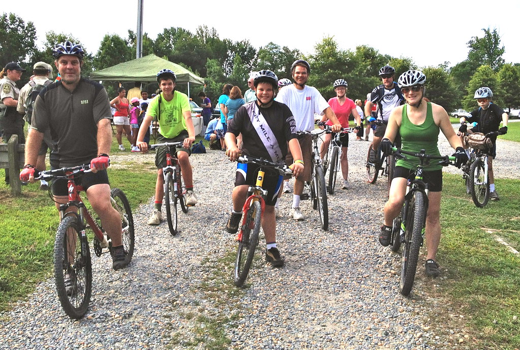 Caledon Bikers try out the new bike trails. jp Virginia State Parks
