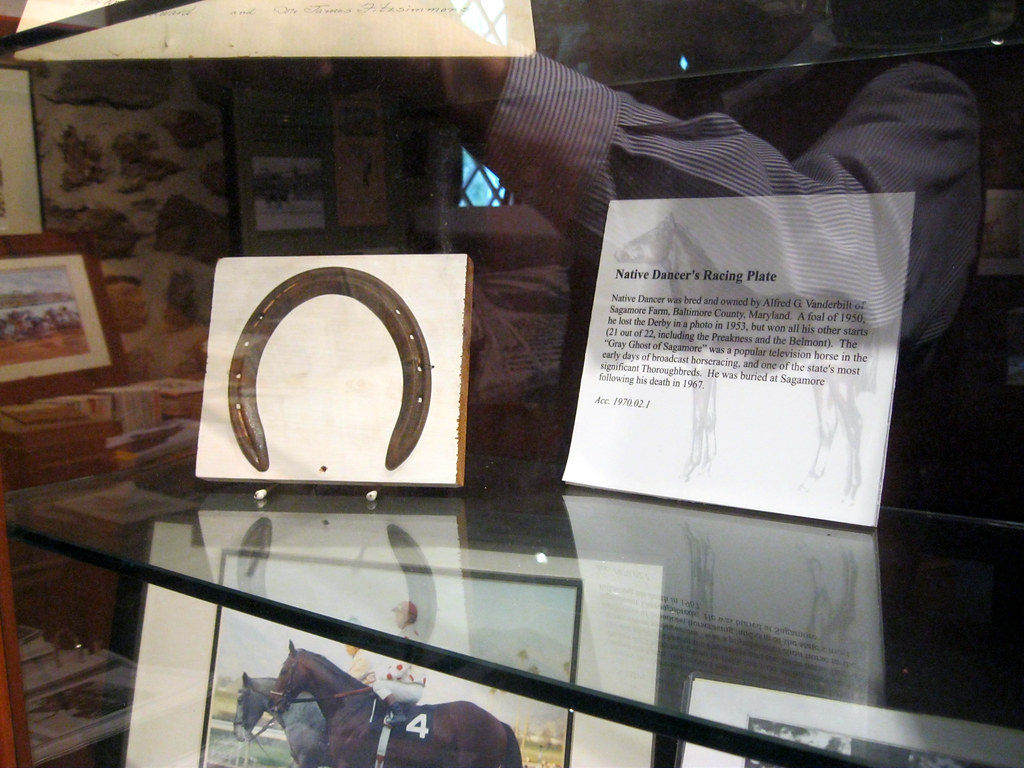 Belair Stable Museum Racing plate from Native Dancer. See … Flickr