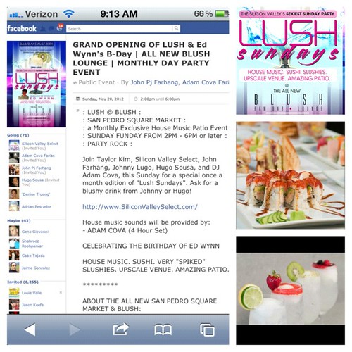 Blush Raw Bar & Lounge this Sunday, 2pm6pm or later ) … Flickr
