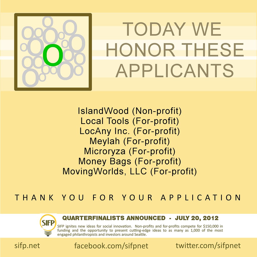 Applicants5 IslandWood We will prepare the next generation… Flickr