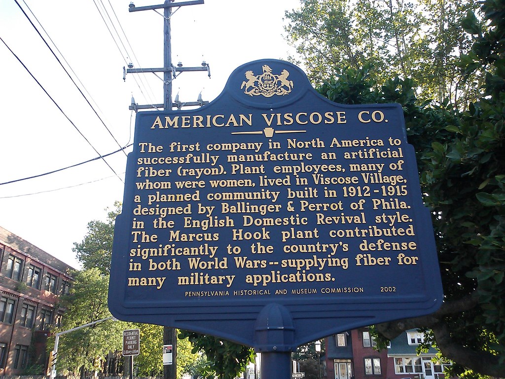 American Viscose Co historic site Marcus Hook, PA Morton Fox Flickr