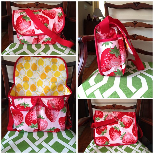 Oliver & S Messenger Bag + Zip top foldover clutch Flickr