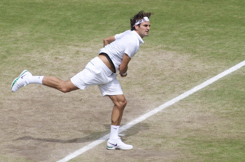 Roger Federer Wimbledon Centre Court Wednesday 4th July … Nick