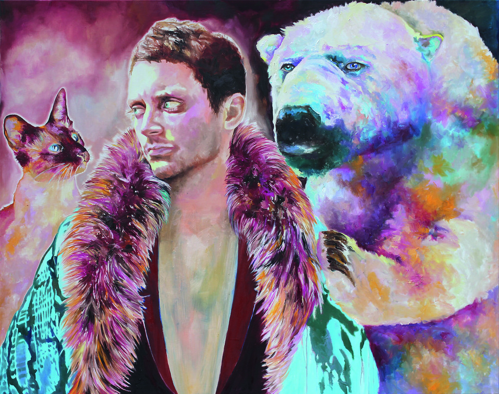 "Polarprinz" by Anna Borowy janinebeangallery janinebeangallery