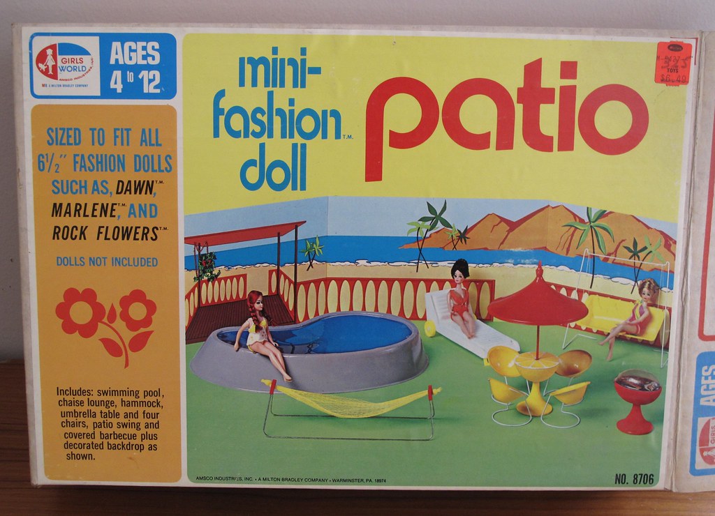 mini amsco doll patio set box Manufactured by Amsco Indust… Flickr