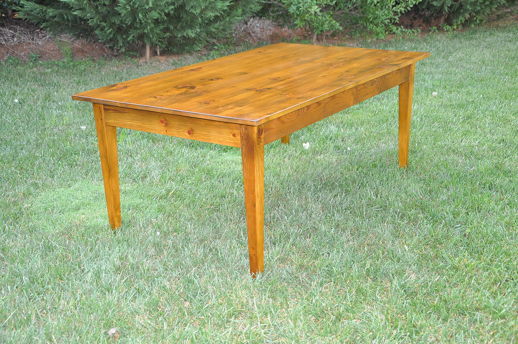 Pine harvest table McSwain's Handmade Furniture Flickr