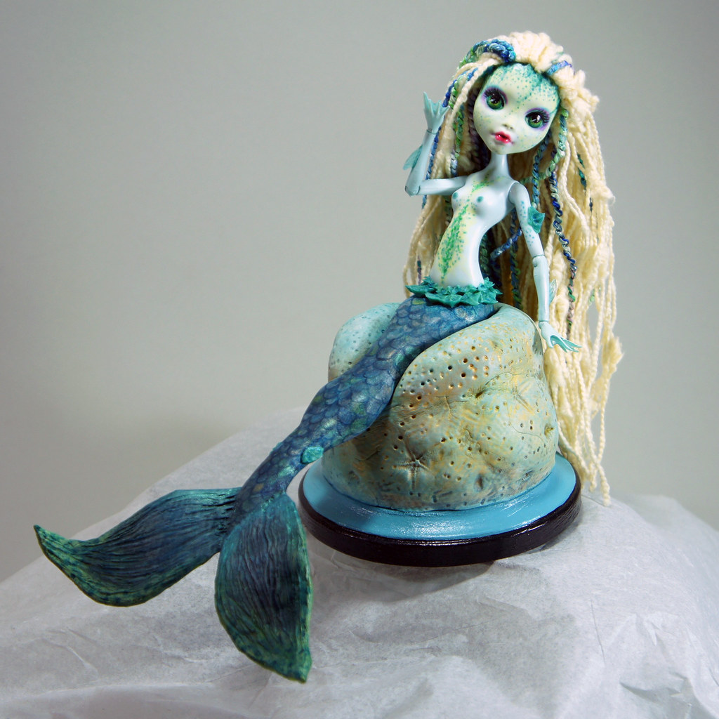 Neptuna Green Custom Mermaid Lagoona Custom Monster High D… Flickr