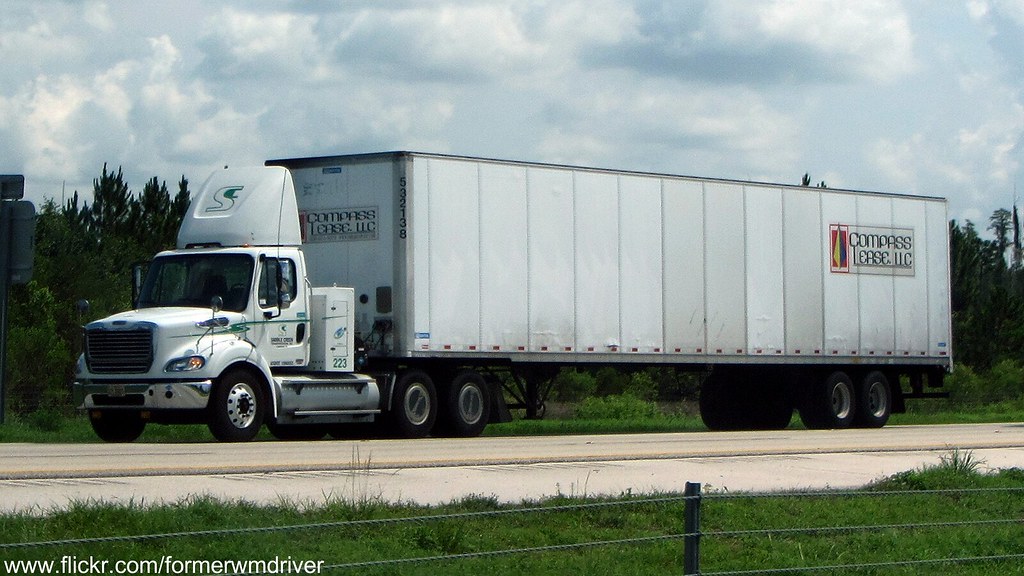 CNG Powered Saddle Creek Freightliner M2 112 Tractor 223 / Compass