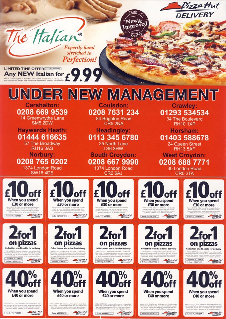 Pizza Hut Delivery 5 Pizza Hut Delivery. Expertly hand str… Flickr