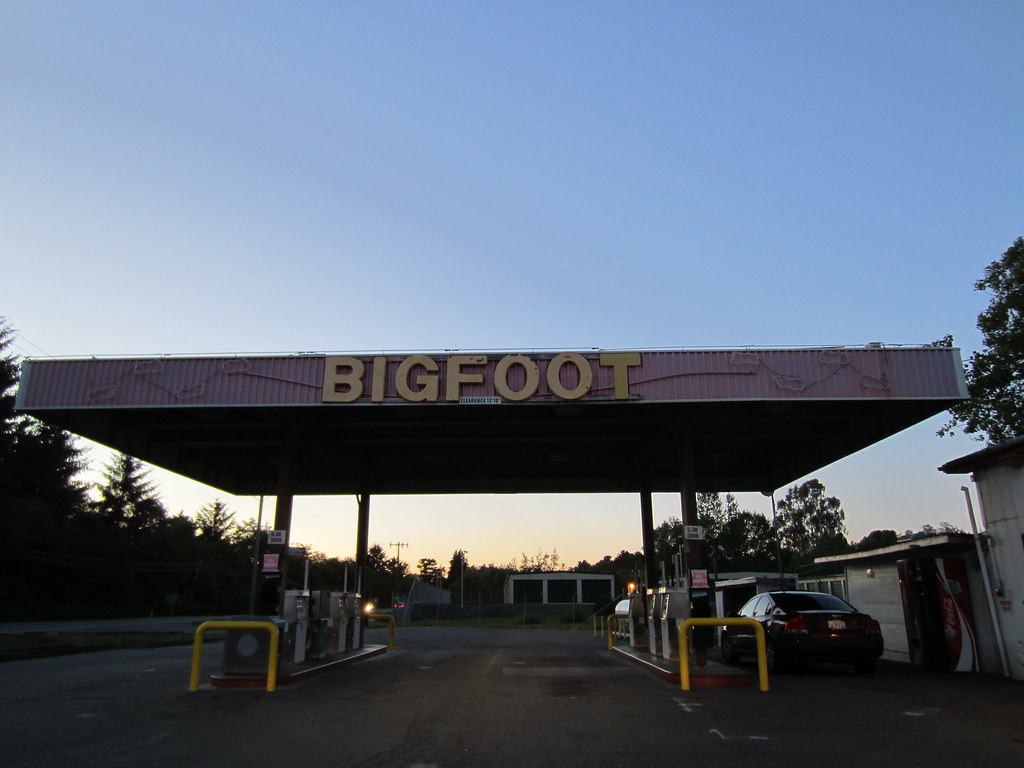 more bigfoot! gas station jen olson Flickr
