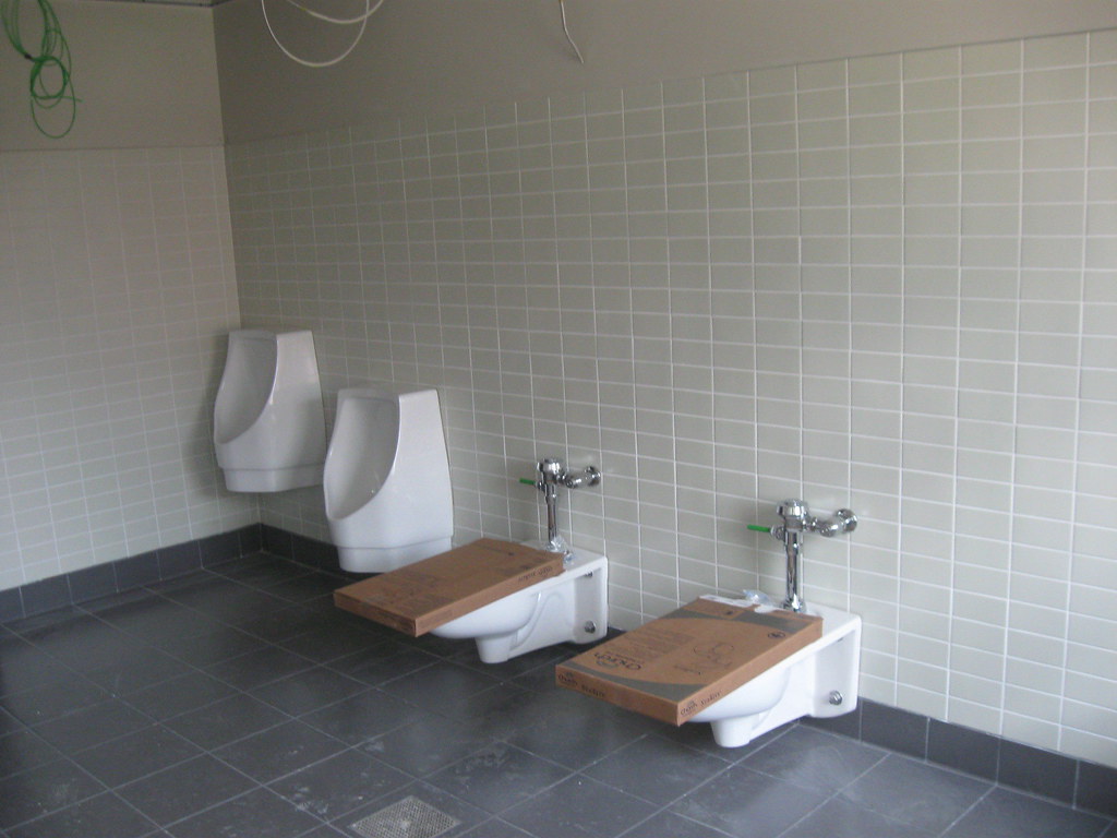 Water saving features Waterless urinals and 1.6 gallon per… Flickr