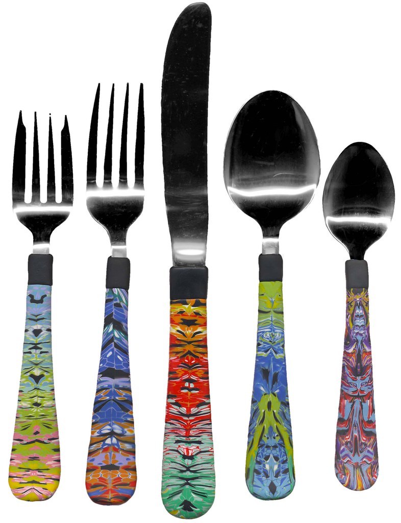 "Natasha" flatware 1 Stainless Steel Flatware covered wit… Flickr