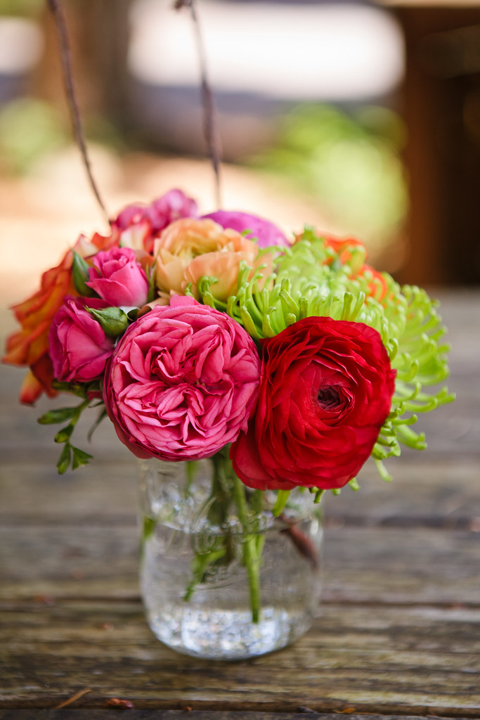 Aisle flowers Arlene Chambers Photography Courtney Kroymann Flickr