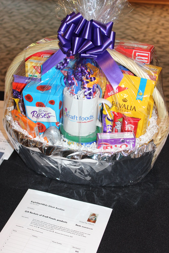 Silent Auction Four Gift baskets with Kraft Foods Produc… Flickr