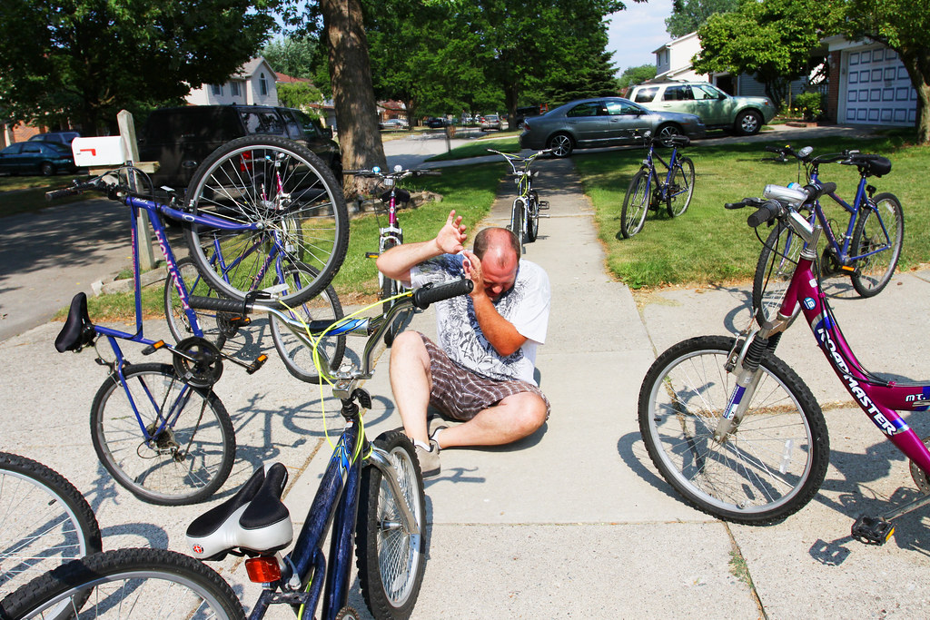 Bike gang Day 111 I had a little runin with a fierce bi… Flickr