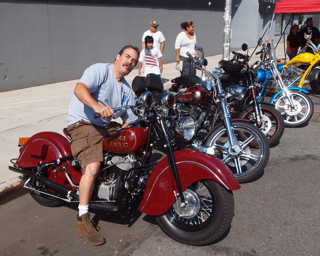 2012 Indian Larry Grease Monkey Block Party, Brooklyn, New… Flickr