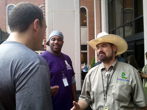 Joey Chestnut and Neil Ferguson Neil Ferguson meets Joey C… Flickr