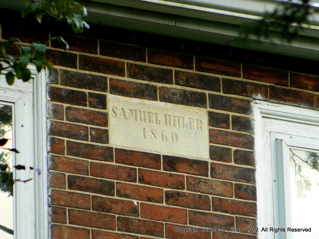 Stockertown, PA Datestone on houseSamuel Uhler 1860. Peachhead (5,000,000 views!) Flickr
