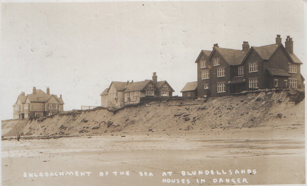 Houses in Danger Blundellsands Encroachment of the Sea at … Flickr