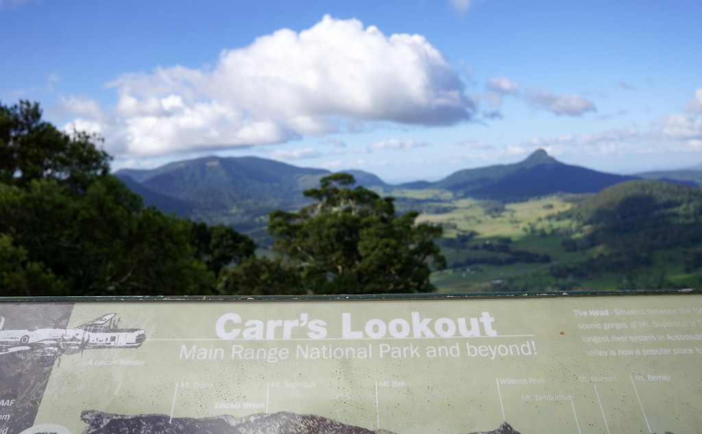 Carr's Lookout on the Falls Drive near Killarney, QLD. Flickr