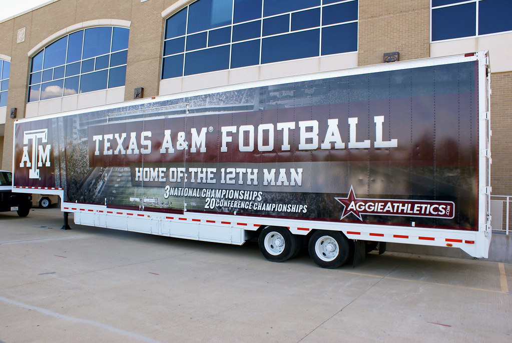 The Texas A&M Football Team Trailer Dr. Mike Caudle Flickr