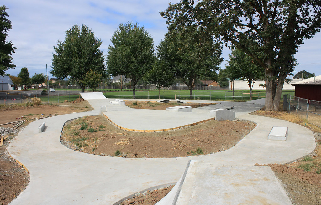 Junction City, Oregon Skatepark Construction Progress a photo on