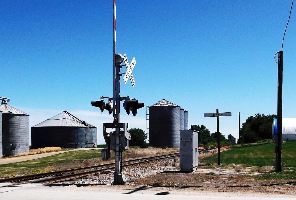 Dana, Iowa, UP, Union Pacific Railroad, CNW, Chicago North Western
