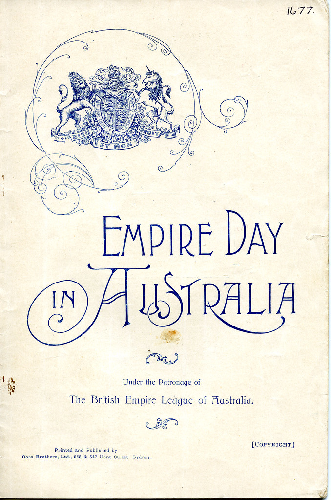 Empire Day In Australia Front Cover a photo on Flickriver