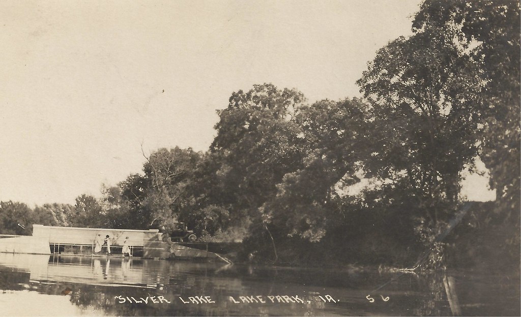 Lake Park, Iowa, Silver Lake, Bridge photolibrarian Flickr