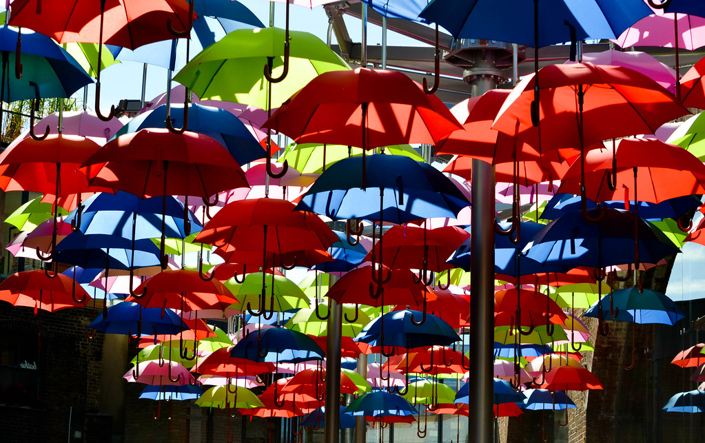 Roof of umbrellas London, England generatorrr Flickr