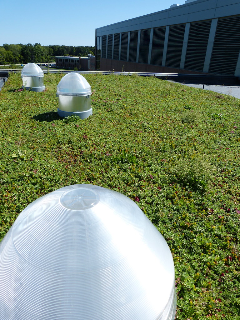 NWTC Green Roof Solar Tube Lighting Solar tubes capture li… Flickr