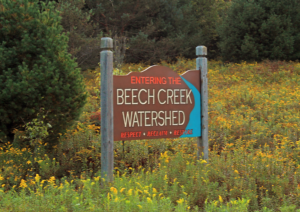 Beech Creek Watershed Sign along PA Route 144, Clinton Cou… Flickr