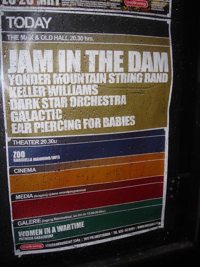 Melkweg Signage Jam In The Dam, Amsterdam, March 1820, 20