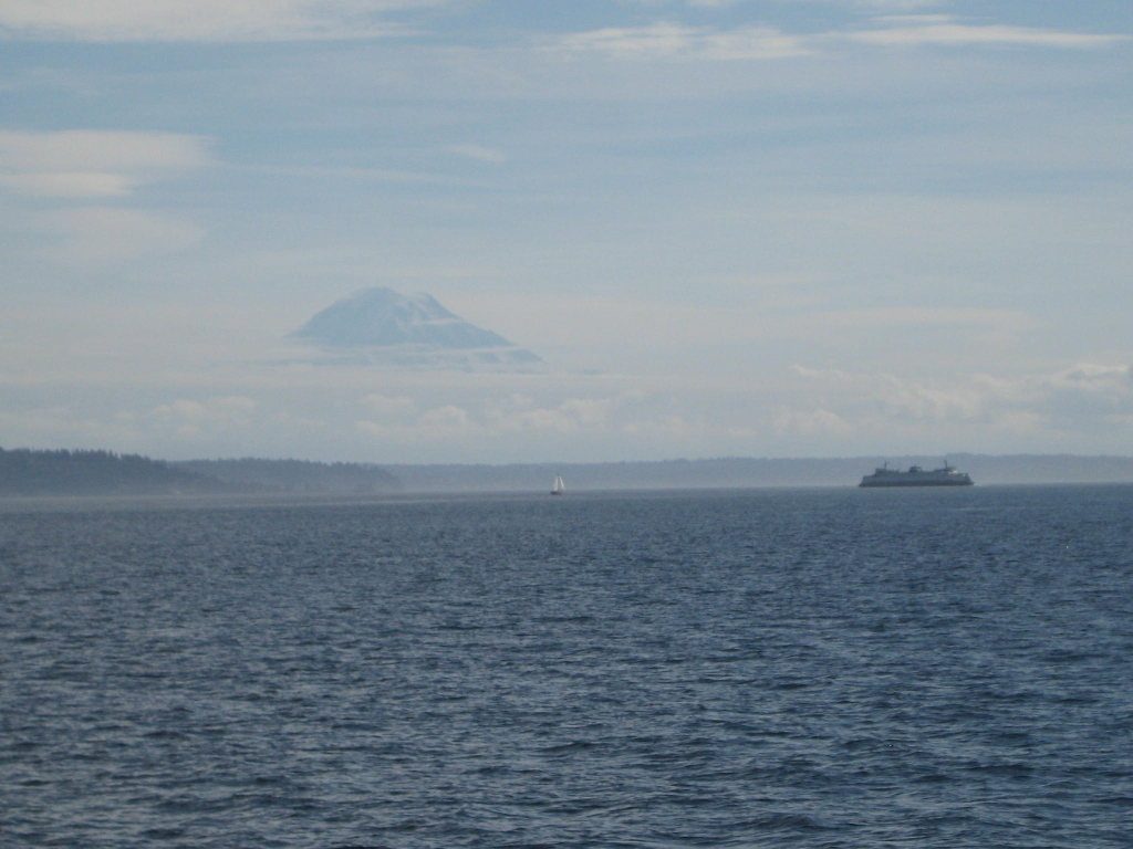 Rainier and Vashon Ferry Papahazama Flickr
