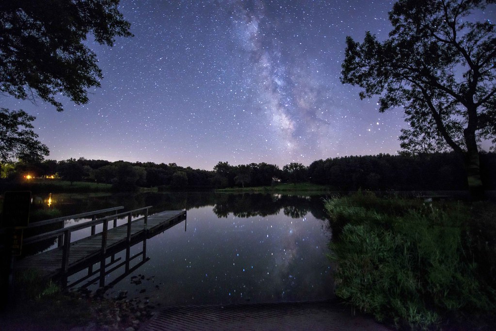 Milky Way Photo Taken near Anamosa,Ia (Central Park) tldoor Flickr