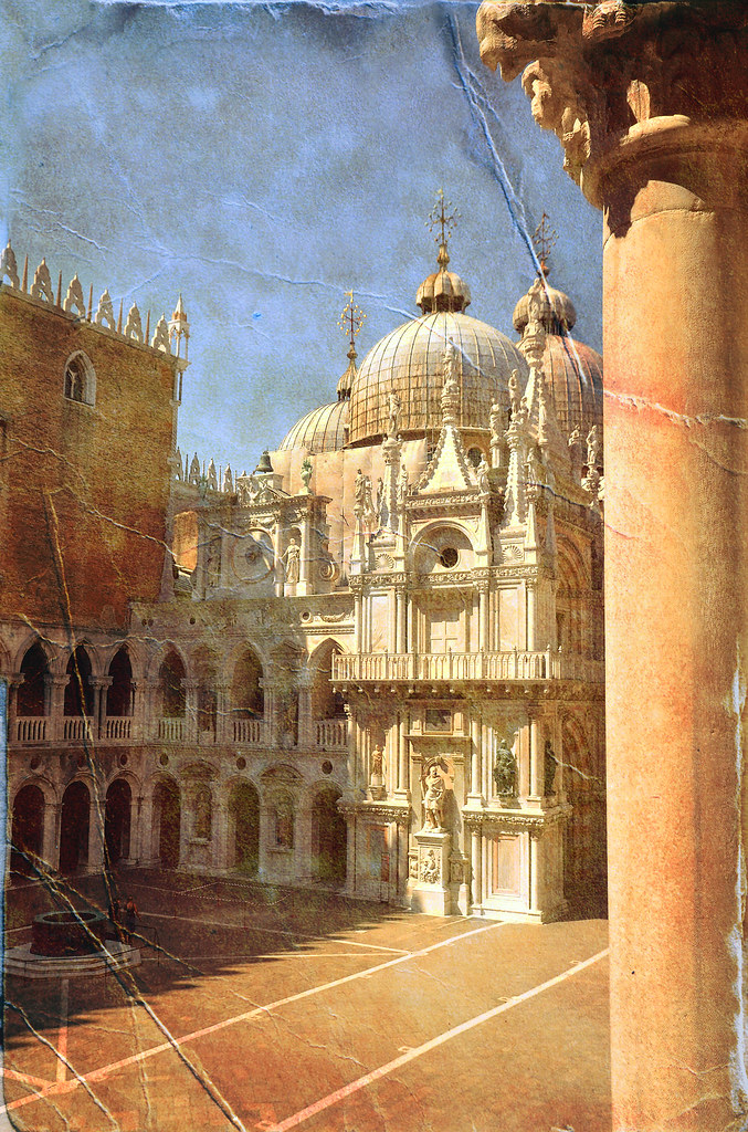 Venice. The inner yard of the Dodge's palace. Венеція. Пал… Flickr