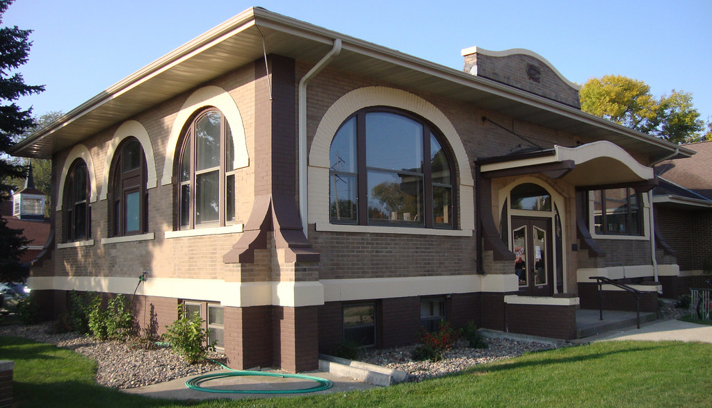Carnegie Library (Woodbine, Iowa) Dedicated on March 9, 19… Flickr