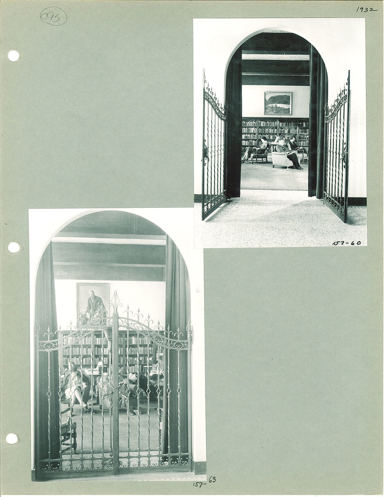 Iowa Memorial Union library viewed through gate, the Unive… Flickr
