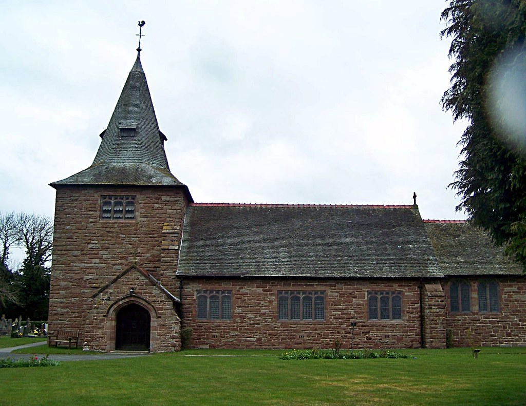 Cheshire, Bickley Church of St Wenefrede built of sandston… Flickr