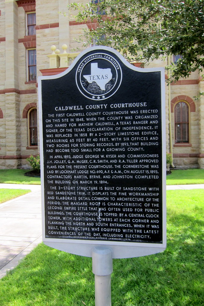 Texas Lockhart Caldwell County Courthouse The Caldwell … Flickr