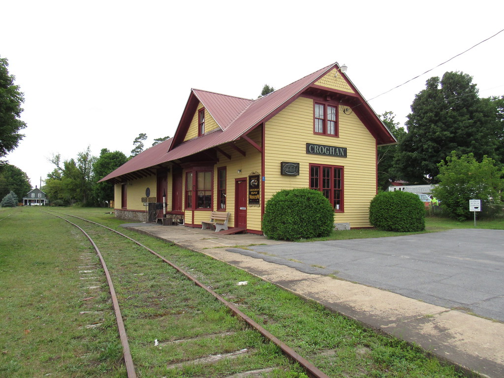 Lowville & Beaver River RR Station, Croghan, NY CNYrailroadnut Flickr
