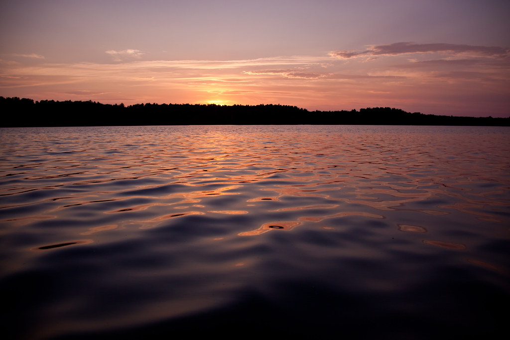 Lake Cobbosseecontee at Sunset Monmouth, Maine ChrisGoldNY Flickr