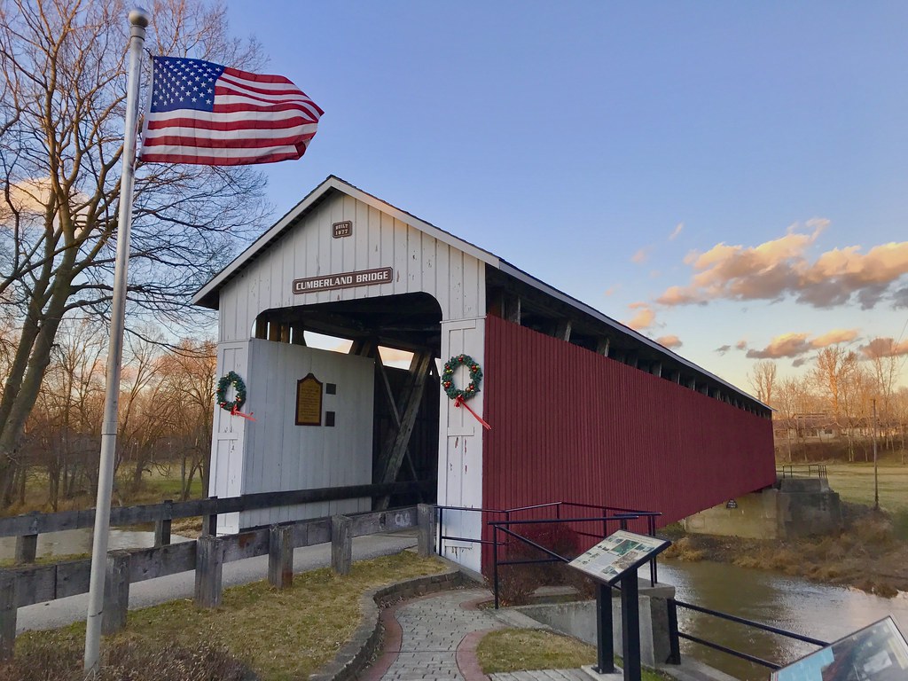 Cumberland Covered Bridge Matthews, IN 2017.02.12 Cumb… Flickr