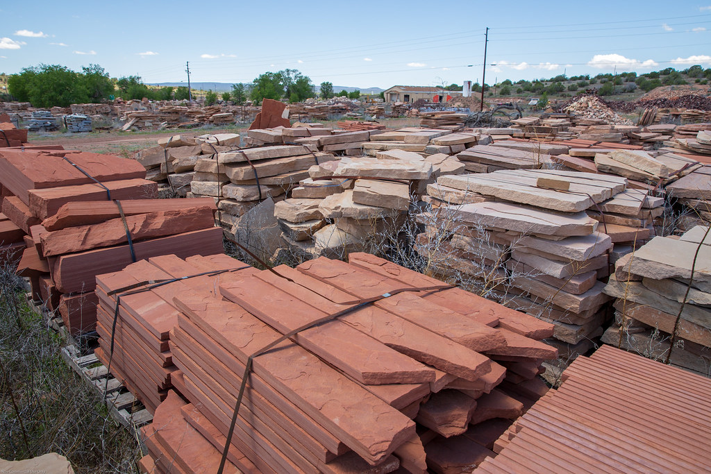 Flagstone Paving Sandstone paving and slabs. Ash Fork, AZ W Lauzon Flickr