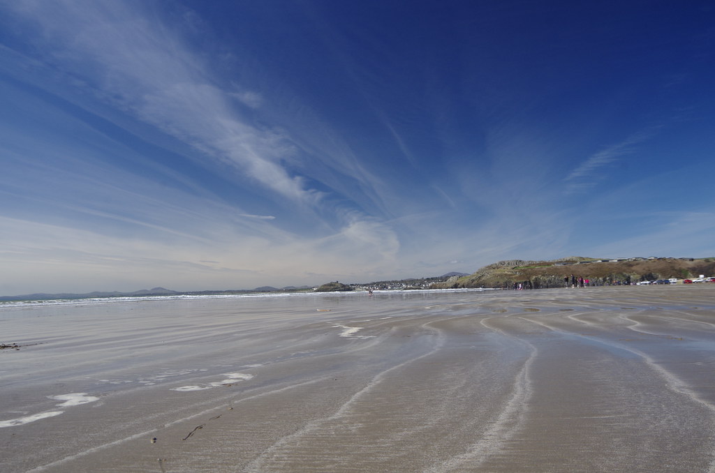 Sky and sea Black Rock beach near Porthmadog, North Wales Mark
