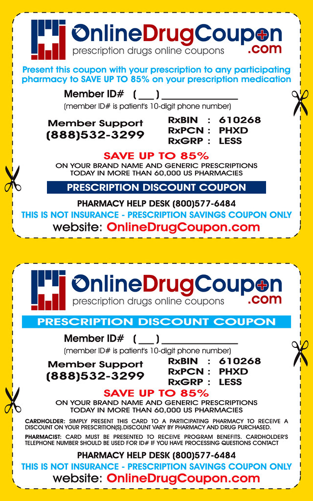 Coupon_LESS Free Prescription Drug Coupons. Savings up to … Drugs
