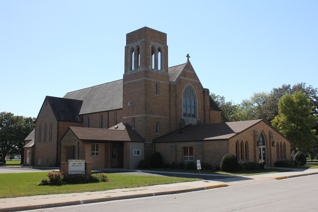 St. Paul's Lutheran Church Whittemore, IA Tom McLaughlin Flickr