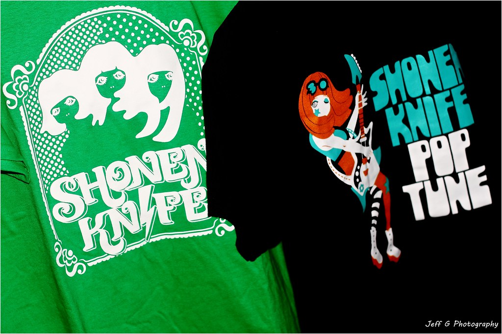 Shonen Knife shirts Cargo, London. 01OCT12. Jeff G Flickr