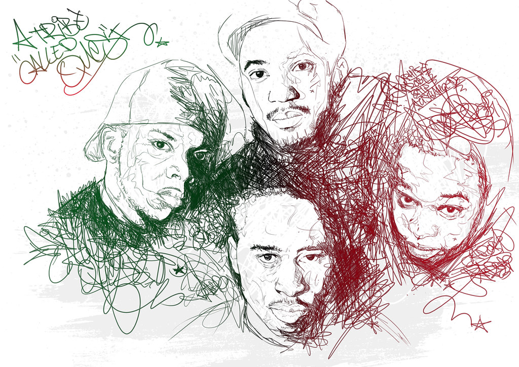 A Tribe Called Quest sketch Paul Giles Flickr