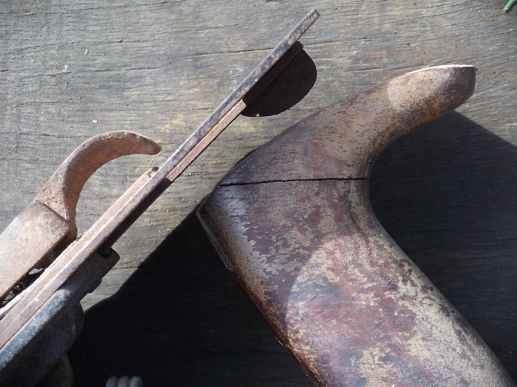 Rosewood Handle Apart from this slight damage, the plane i… Flickr